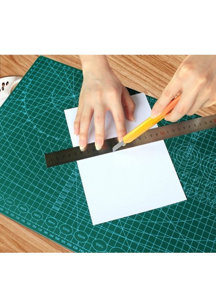Koyu Yeşil Stil A3 Mat ve Aletler A3 Pvc Kesme Tahtası Mat Patchwork Mat Kesme Mat Patchwork Aracı Manuel Diy Aracı Çift Taraflı Kendiliğinden Iyileşen Gravür Versiyonu (Yurt Dışından) indirimleri