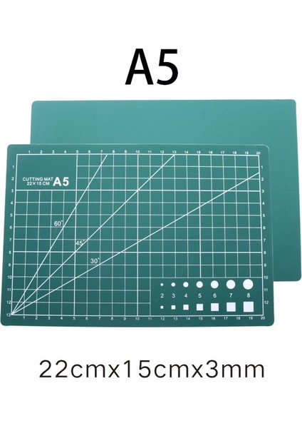 A5 Stili Yenı Kalınlaşma A2 A3 Yeşil Çok Işlevli Pvc Kendi Kendini Iyileştiren Kesme Matı Kesme Pedi Tahtası Kesici Bıçağı Zanaat Aracı Ofis Malzemeleri (Yurt Dışından)
