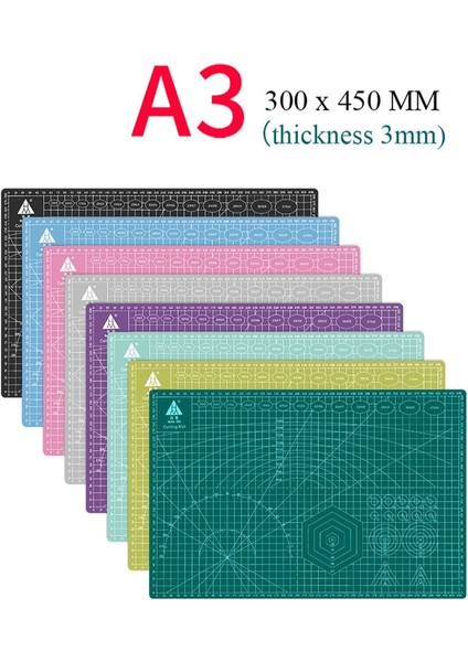 Yeşil Stil A3 Paspas A3 Kesme Paspasları Yastık Tahtası Büyük El Yazısı Test Kağıdı Çizim Güzellik Workbeölçekleme Modeli Kauçuk Conta Oyma Tahtası Dıy (Yurt Dışından) fırsatları