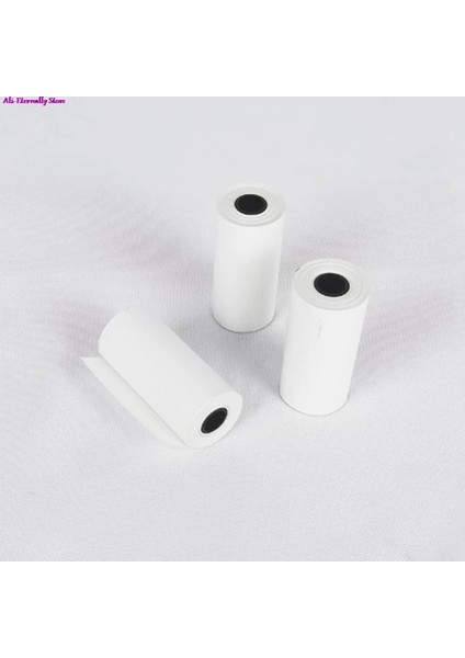 5 Rulo Yazdırılabilir Etiket Kağıt Rulo Kendinden Yapışkanlı Doğrudan Termal Kağıt 57*30MM Peripage A6 Cep Kağıt Için (Yurt Dışından)