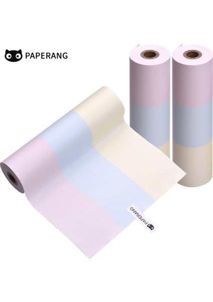Yeşil Stil 3 Rulo Paperang Termal Kağıt Rulo Makbuz Kağıdı Bpa Içermeyen Uzun Ömürlü 10 Yıl Paperang C1 Cep Termal Yazıcı Için (Yurt Dışından)
