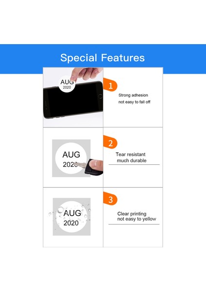 20X10MM-600 Yaprak Stili 1 Rulo Etiket Kağıdı Termal Etiket Kendinden Yapışkanlı Yazdırılabilir Paperroll DP23 Serisi Yazıcı Için Suya Dayanıklı Yağa Dayanıklı Yırtılmaya Dayanıklı (Yurt Dışından) modelleri