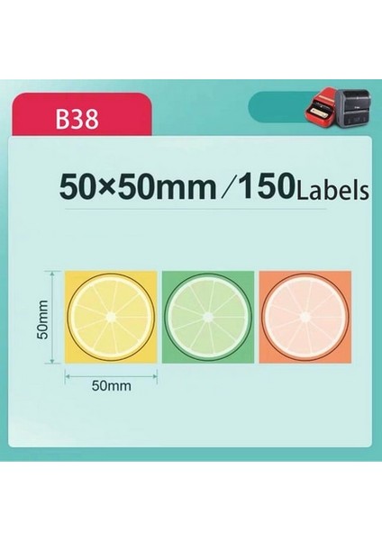 B38 Stili Niimbot B21 B3S Termal Etiket Yazıcı Kağıdı Cep Yazıcı Kağıdı Etiket Etiket Kağıdı Gıda Için Su Geçirmez Yağa Dayanıklı Çizilmeye Dayanıklı (Yurt Dışından)