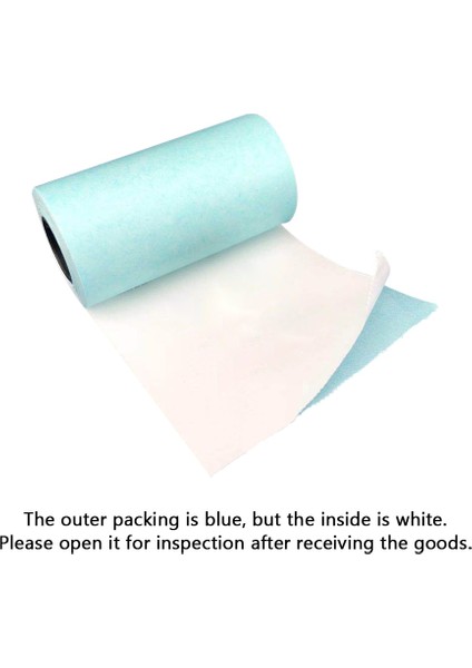 Beyaz Stil Kendinden Yapışkanlı Termal Kağıt Yazdırılabilir Etiket Kağıt Rulo Doğrudan Peripage A6 Cep Için 57*30MM(2.17*1.18IN) Paperang (Yurt Dışından)
