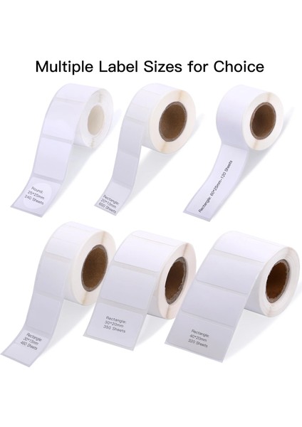 60X25MM-120 Yaprak Stili 1 Rulo Etiket Kağıdı Termal Etiket Kendinden Yapışkanlı Yazdırılabilir Paperroll DP23 Serisi Yazıcı Için Suya Dayanıklı Yağa Dayanıklı Yırtılmaya Dayanıklı (Yurt Dışından) fiyatları