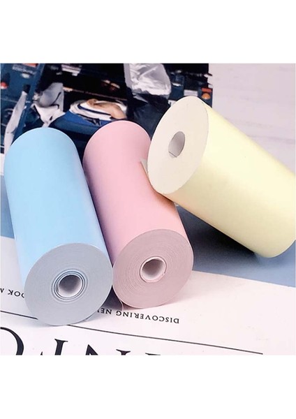 Renkli Termal Kağıt Stili 3 Rulo 57*30MM Termal Kağıt Etiket Kağıdı Etiket Kağıdı Fotoğraf Kağıdı Renkli Kağıt Peripage Paperang Moto Yazıcı Için (Yurt Dışından)