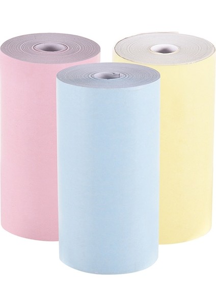 10 Rulo Etiket Pp Stili 10 Rulo 57*30MM Termal Beyaz Renkli Etiket Fotoğraf Kağıdı Çocuklar Için Kamera Anında Yazıcı ve Çocuklar Için Peripage Fotoğraf Yazıcısı (Yurt Dışından) indirimleri