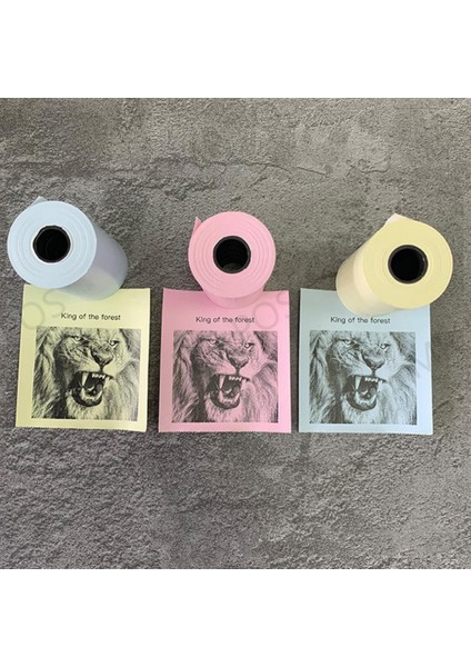 Mavi Kağıt Stili Diğer A6 Termal Etiket Yazıcı Kağıdı Beyaz Renkli Etiket Fotoğraf Yazıcısı Için 57*25MM Peripage Paperang Poooli Baypage Printing A (Yurt Dışından) fırsatları