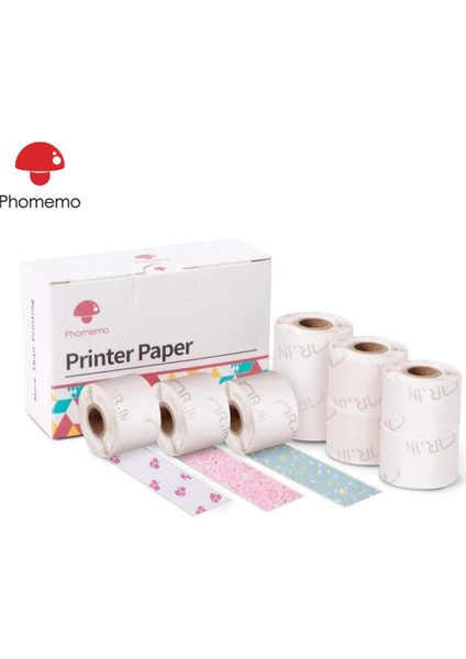 S02 9 Rulo 15MM Stili Phomemo Mticky Note Için Küçük Etiket Kağıdı M02PRO Yazıcı Için Desenli Termal Etiket Siyah Karakter Termal Kağıt Rulosu (Yurt Dışından)