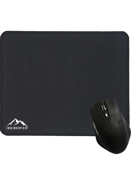 Lord Mountain Oyuncu Gamer Mouse Pad,fare Altlığı,kenar Dikişli Mouse Pad,kaymaz Taban,ofis Tipi Mouse Pad 30X25