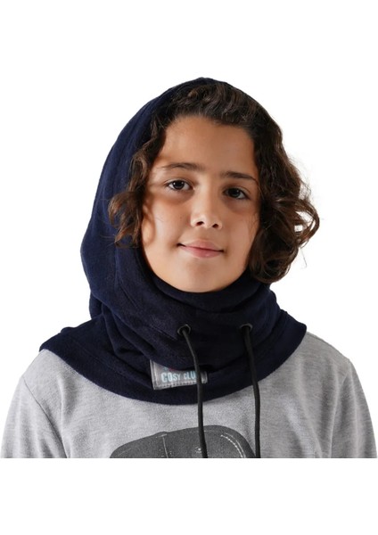 Erkek Çocuk Lacivert Polar Kar Maskesi