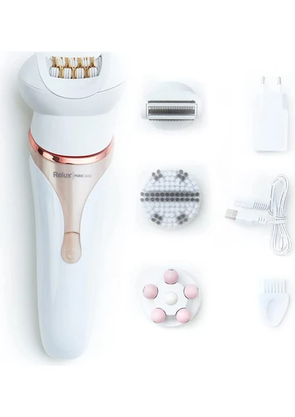 REP9542 PureCare Kablosuz 4 Başlıklı Epilator