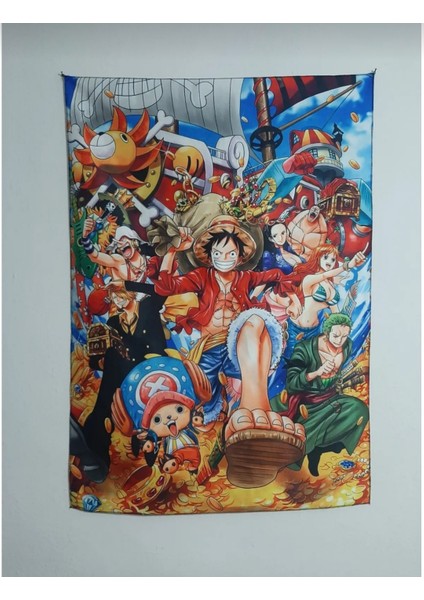 Anime - One Piece- Gemiden Iniş Tasarım Duvar Halısı