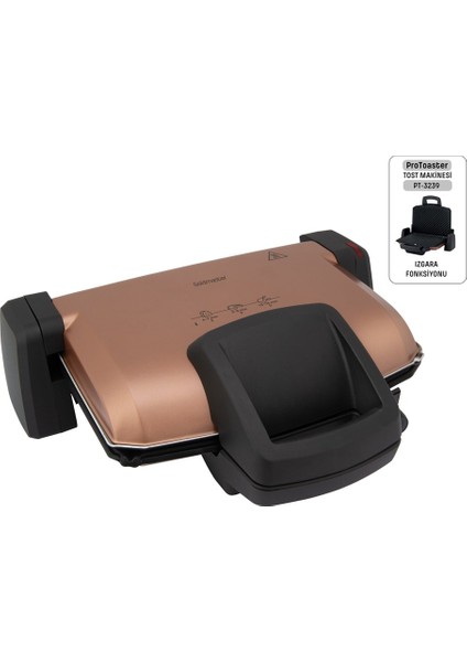 PT-3239G ProToaster Izgara ve Tost Makinesi