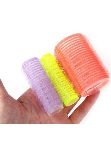 Rastgele 6 Adet Size3 Stili Siyah Self Grip Saç Silindirleri Çok Boyutlu Pro Salon Kuaförlük Maşaları Saç Tasarımı Yapışkan Sarılmak Stili Dıy Saç Şekillendirici (Yurt Dışından)