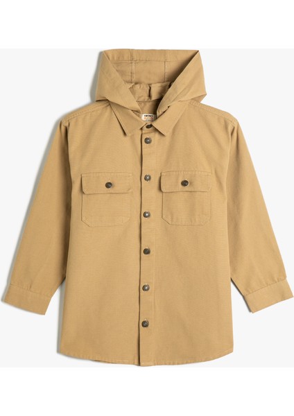 Gömlek Ceket Cep Detaylı Pamuklu fiyatları