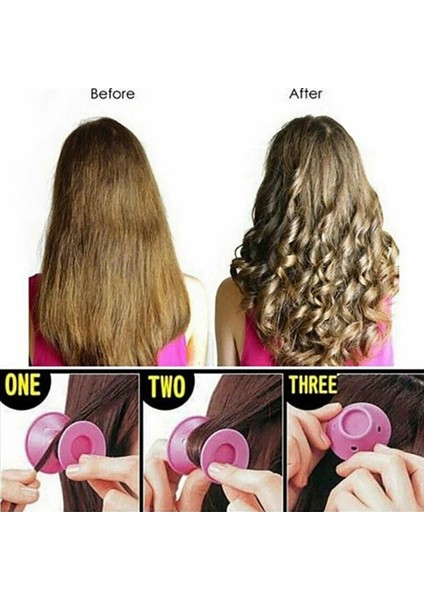 1pc-Pembe Tarzı Bukle Maşası Saç Bigudi Isısız Yumuşak Silikon Sihirli Kıvırcık Saç Ürünleri Rulo Maşaları Dıy Şekillendirici Araçları Boucleur Cheveux (Yurt Dışından) fiyatları