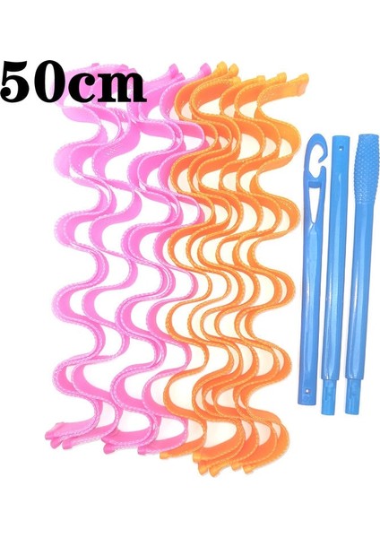 50CM Rastgele Renk Stili P Magic Hair Curlerscm Dıy Taşınabilir Saç Modeli Silindirleri Sopa Dayanıklı Güzellik Makyaj Curling Saç Şekillendirici Araçları (Yurt Dışından)