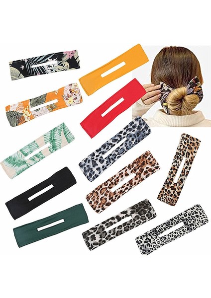 C Stili Kadınlar Zarif Baskı Sihirli Tembel Baskı Büküm Klip Yay Headdress Saç Kıvırma Artefakt Topu Kafa Saç Bigudi Saç Bandı (Yurt Dışından) indirimleri