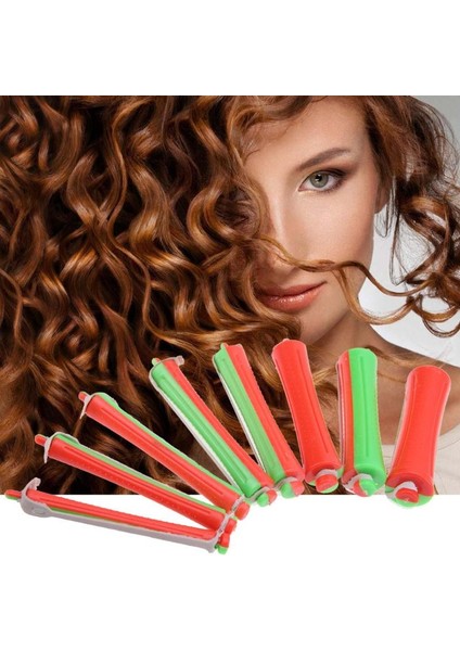 Et Dıy Soğuk Perma Çubuğu Salon Saç Rulo Curling Bigudi Lastik Bant (Yurt Dışından)