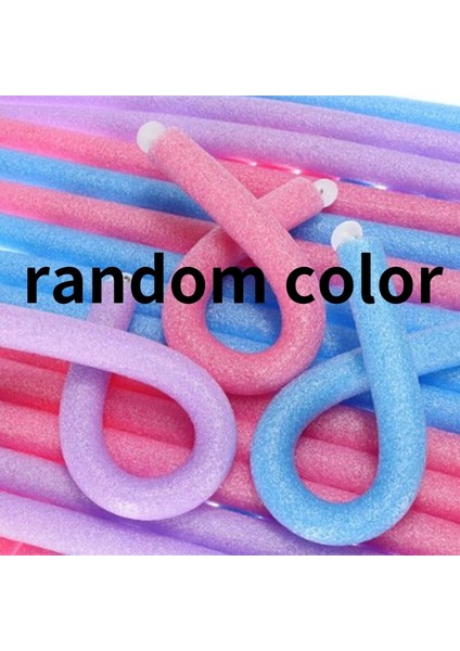 Rastgele RENK-20PCS Tarzı Adet Lot Bigudi Makineleri Yumuşak Köpük Bendy Büküm Bukleler Kadınlar Için Dıy Şekillendirici Saç Silindirleri Aracı Aksesuarları Bigudi (Yurt Dışından)