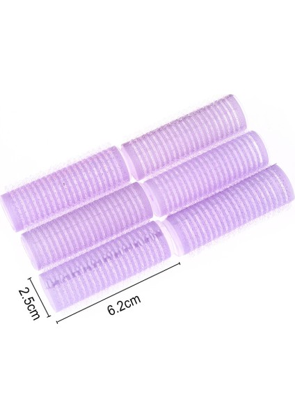 2.5cm x 6.2cm Stili Rastgele Renk!! 6 Adet Patlama Saç Silindirleri Çok Boyutlu Kendinden Kavrama Saç Silindirleri Profesyonel Kuaförlük Maşaları Saç Şekillendirme Araçları (Yurt Dışından)