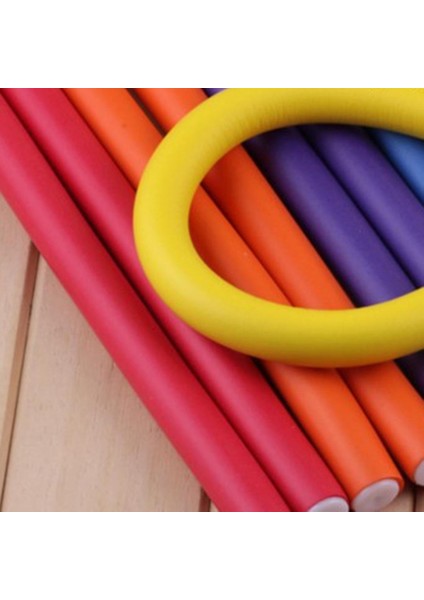 Rastgele Renk Stili Mple Yumuşak Köpük Bigudi Makineleri Bendy Büküm Bukleler Şekillendirici Saç Aracı Set Bigudi Saç Bakımı (Yurt Dışından)