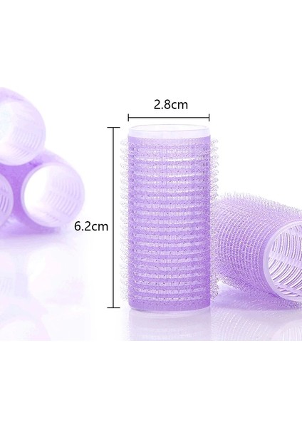 2.8cm 6 Adet Tarzı 6 Adet Isısız Kendinden Kavrama Saç Kıvırcıklaştırıcılar Silindirler Kadınlar Için Dalgalar Bang Saç Velcro Bigudi Kuaförlük Salon Malzemeleri Tüpler (Yurt Dışından)