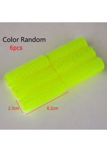 Rastgele 6 Adet Size1 Stili Siyah Self Grip Saç Silindirleri Çok Boyutlu Pro Salon Kuaförlük Maşaları Saç Tasarımı Yapışkan Sarılmak Stili Dıy Saç Şekillendirici (Yurt Dışından)