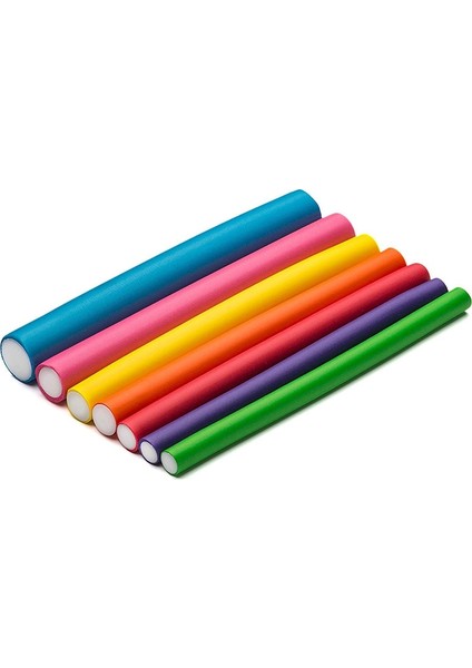17,8 mm Stili Esnek Saç Kıvırma Çubuğu Saç Bigudi Makineleri Yumuşak Köpük Büküm Bukleler Dıy Silindirler Şekillendirme Araçları Renk Rastgele Saç Kıvırıcılar (Yurt Dışından)