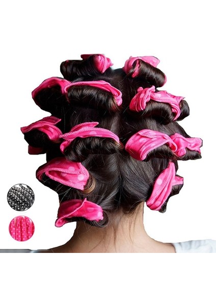 Gül Kırmızı Tarzı 6 Adet Yeniden Kullanılabilir Sihirli Sünger Yastık Yumuşak Saç Rulosu Esnek Köpük ve Sünger Saç Maşaları Silindirleri Dıy Salon Saç Bakımı Şekillendirici Araçları (Yurt Dışından) modelleri
