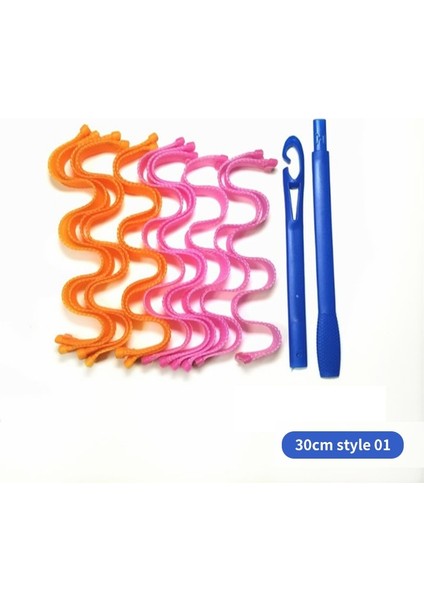 30CM Stili 01 Stili Dıy Sihirli Saç Bigudi 30CM Taşınabilir Saç Rulo Sopa Dayanıklı Güzellik Makyaj Curling Saç Şekillendirici Araçları Dalga Oluşturucu (Yurt Dışından)