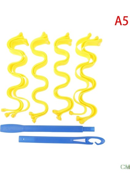 Mavi Stil Güzel Saç Şekillendirici Dalgalar Seti Saç Modeli Bigudi Rulo Kadın Kıvırcık Saç (Yurt Dışından)