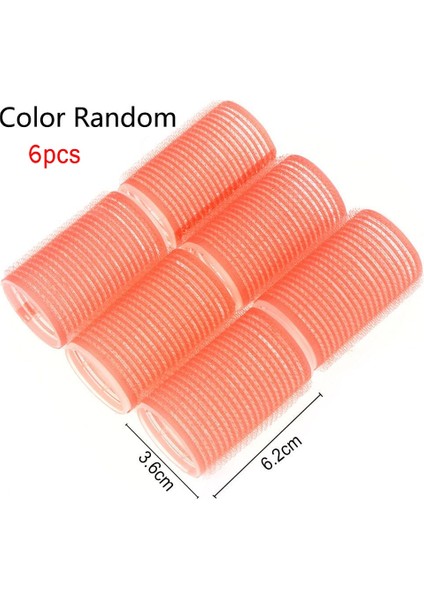 Rastgele 6 Adet Size4 Stili Siyah Self Grip Saç Silindirleri Çok Boyutlu Pro Salon Kuaförlük Maşaları Saç Tasarımı Yapışkan Sarılmak Stili Dıy Saç Şekillendirici (Yurt Dışından)