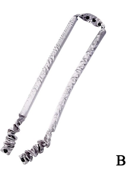 B Tarzı Uyuyan Saç Silindiri Isısız Bukle Maşası Kafa Bandı Ipek Çubuk Isısız Saç Bukleleri Gecelik Bandı Sihirli Dalga Saç Maşası (Yurt Dışından)