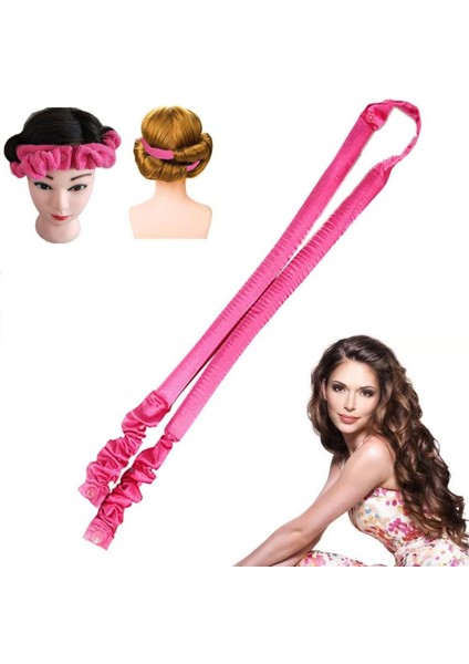 B Tarzı Uyuyan Saç Silindiri Isısız Bukle Maşası Kafa Bandı Ipek Çubuk Isısız Saç Bukleleri Gecelik Bandı Sihirli Dalga Saç Maşası (Yurt Dışından) fiyatları