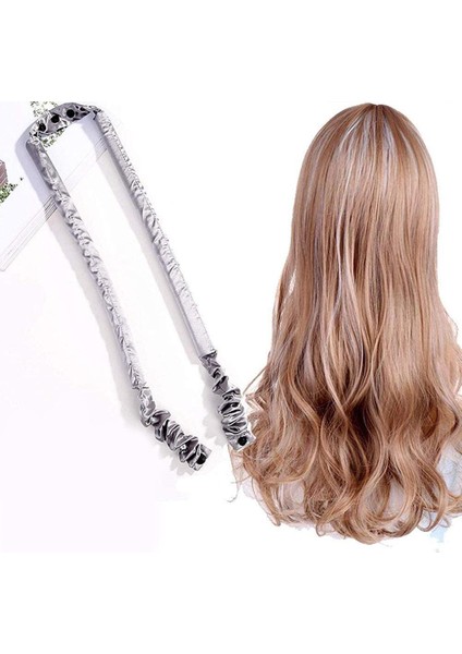 B Tarzı Uyuyan Saç Silindiri Isısız Bukle Maşası Kafa Bandı Ipek Çubuk Isısız Saç Bukleleri Gecelik Bandı Sihirli Dalga Saç Maşası (Yurt Dışından) modelleri