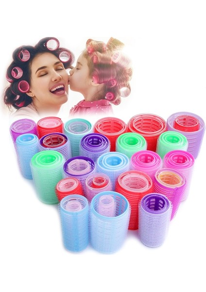 2.5cm 6 Adet Tarzı 6 Adet Isısız Kendinden Kavrama Saç Kıvırcıklaştırıcılar Silindirler Kadınlar Için Dalgalar Bang Saç Velcro Bigudi Kuaförlük Salon Malzemeleri Tüpler (Yurt Dışından) modelleri