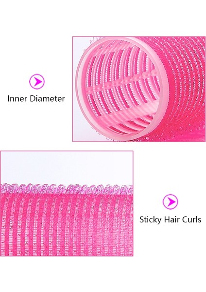 2.5cm 6 Adet Tarzı 6 Adet Isısız Kendinden Kavrama Saç Kıvırcıklaştırıcılar Silindirler Kadınlar Için Dalgalar Bang Saç Velcro Bigudi Kuaförlük Salon Malzemeleri Tüpler (Yurt Dışından) indirimleri
