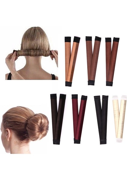 Siyah Stil Olors Dıy Kolay Topuz Yapıcılar Saç Örgüleri Elastik Saç Bandı Donuts Chignon Sihirli Fransız Kıvırcık Top Kafa Şekillendirici Saç Aletleri (Yurt Dışından) indirimleri