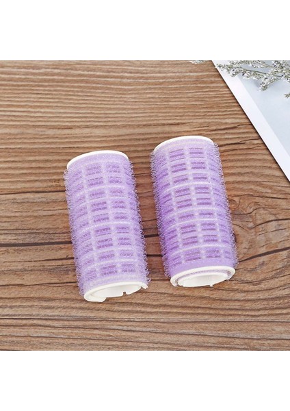 S Mor Tarzı Ack Pembe Mor Plastik Saç Rulo Kullanışlı Tembel Kendinden Yapışkanlı Saç Bigudi Kore Tarzı Hava Patlamaları Şekillendirici Artefakt (Yurt Dışından)
