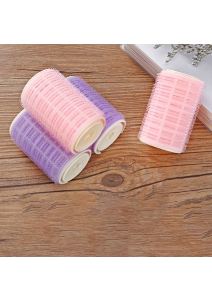 S Mor Tarzı Ack Pembe Mor Plastik Saç Rulo Kullanışlı Tembel Kendinden Yapışkanlı Saç Bigudi Kore Tarzı Hava Patlamaları Şekillendirici Artefakt (Yurt Dışından) modelleri