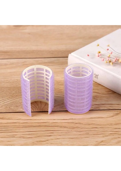 S Mor Tarzı Ack Pembe Mor Plastik Saç Rulo Kullanışlı Tembel Kendinden Yapışkanlı Saç Bigudi Kore Tarzı Hava Patlamaları Şekillendirici Artefakt (Yurt Dışından) fırsatları