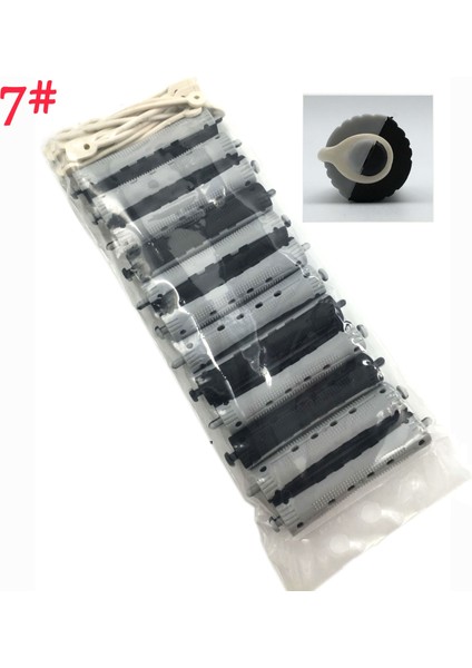 7 Beden Et Salon Kuaförlük Saç Rulo Soğuk Dalga Çubuklar Curling Bigudi Perma Çubukları Kızlar Için Lastik Bantlı Şekillendirici Aracı U1123 (Yurt Dışından)