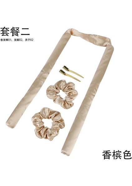 No.2 Tarzı Isısız Bukle Çubuğu Kafa Bandı Tembel Bigudi Ipek Kıvırma Şeridi Ipek Kıvırma Şeridi Isısız Saç Kıvırma Sürümü Geliştirmek (Yurt Dışından)