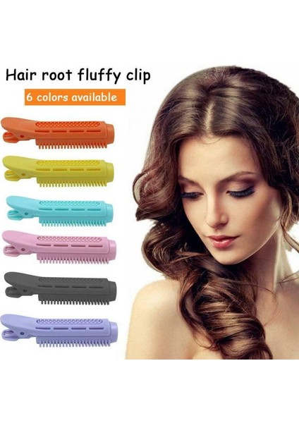Sarı Stil Olorful Hacim Veren Saç Kök Klip Bigudi Silindirleri Dalga Kabarık Klip Hızlı Curl Saç Şekillendirici Aracı (Yurt Dışından)