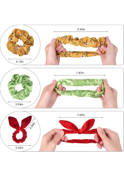 Et Elastik Saç Bantları Kadınlar Kızlar Için Kadife Scrunchies Saç Bağları Aksesuarları Şekillendirici Araçları Saç Silindirleri Baş Elbise (Yurt Dışından) modelleri