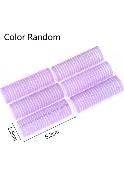 4pc-2.5cm Tarzı Siyah Büyük Kendinden Kavramalı Saç Silindirleri Pro Salon Kuaförlük Maşaları Profesyonel Çok Boyutlu Kuaför Dıy Için Yapışkan Sarılmak Tarzı (Yurt Dışından)
