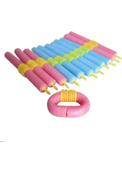 Al Anyon Yumuşak Köpük Saç Bakımı Dıy Saç Stili Rulo Bigudi Makinesi Salon Sünger Saç Şekillendirici Aracı Bendy Büküm Bukleler Aracı (Yurt Dışından)