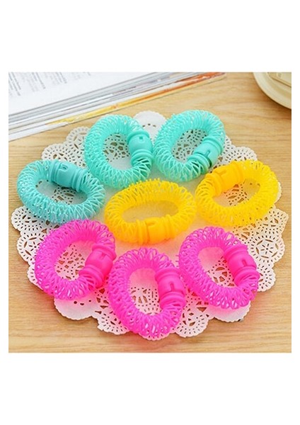 6 Adet Tarzı Adet Yeni Moda Sihirli Saç Bigudi Spiral Bukleler Rulo Donuts Curl Saç Şekillendirici Aracı Saç Aksesuarları (Yurt Dışından) modelleri